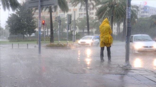 İzmirliler dikkat! 24 saatlik yağış geliyor