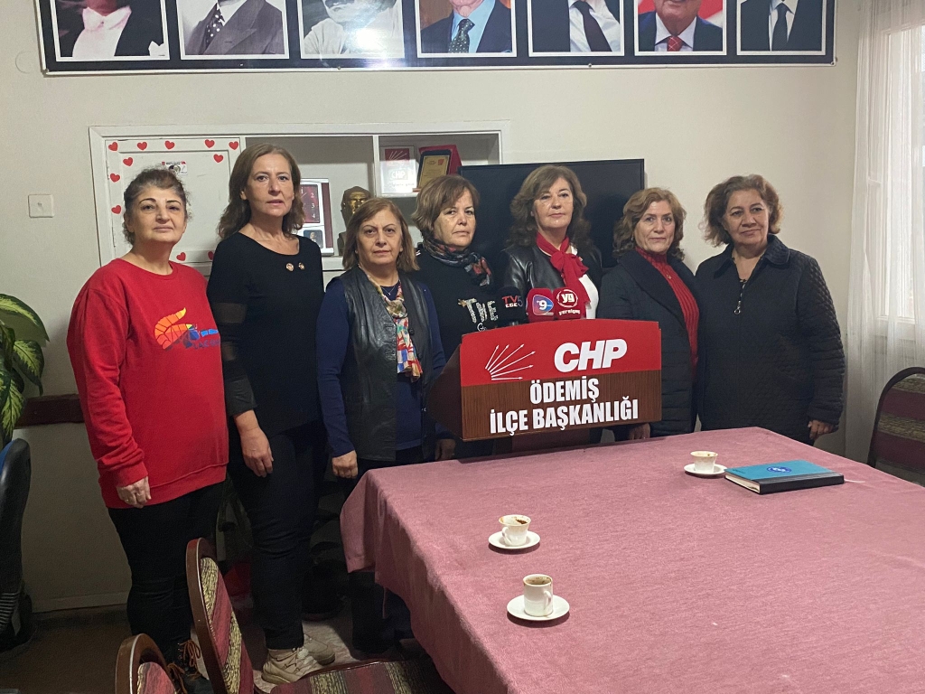 Ödemiş CHP Kadın Kolları'ndan Basın Açıklaması