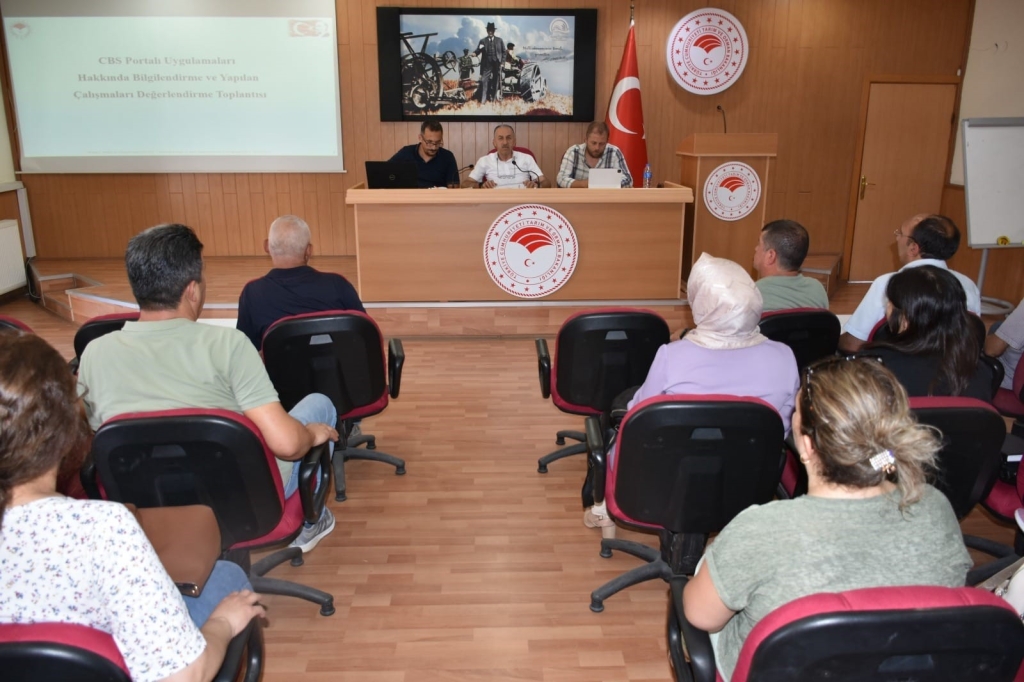 Aydın'da Coğrafi Bilgi Sistemi Portalı uygulamaları üzerine bir toplantı düzenlendi