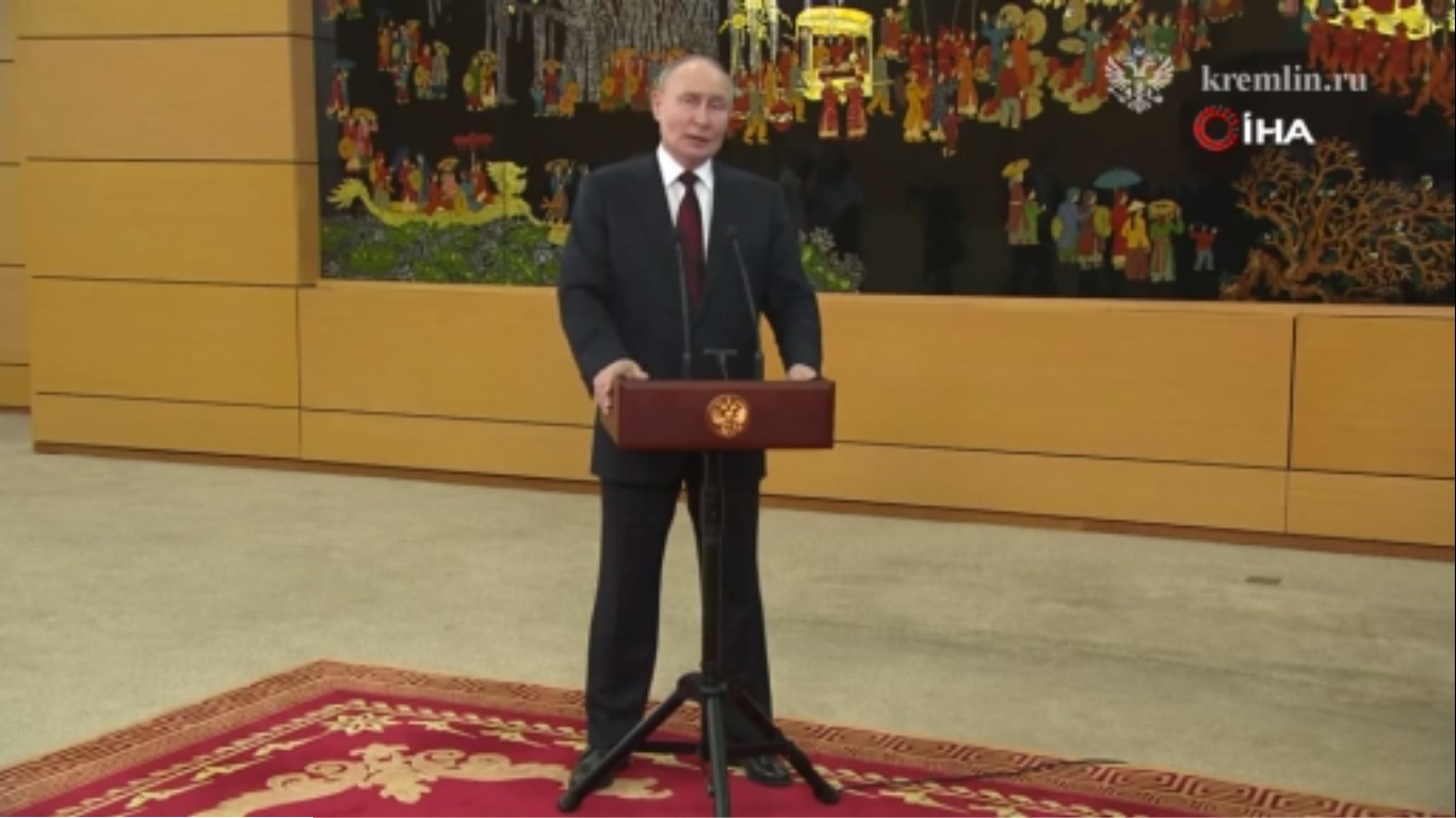 Putin: "Seul'un Kiev'e silah sağlaması hata olur"