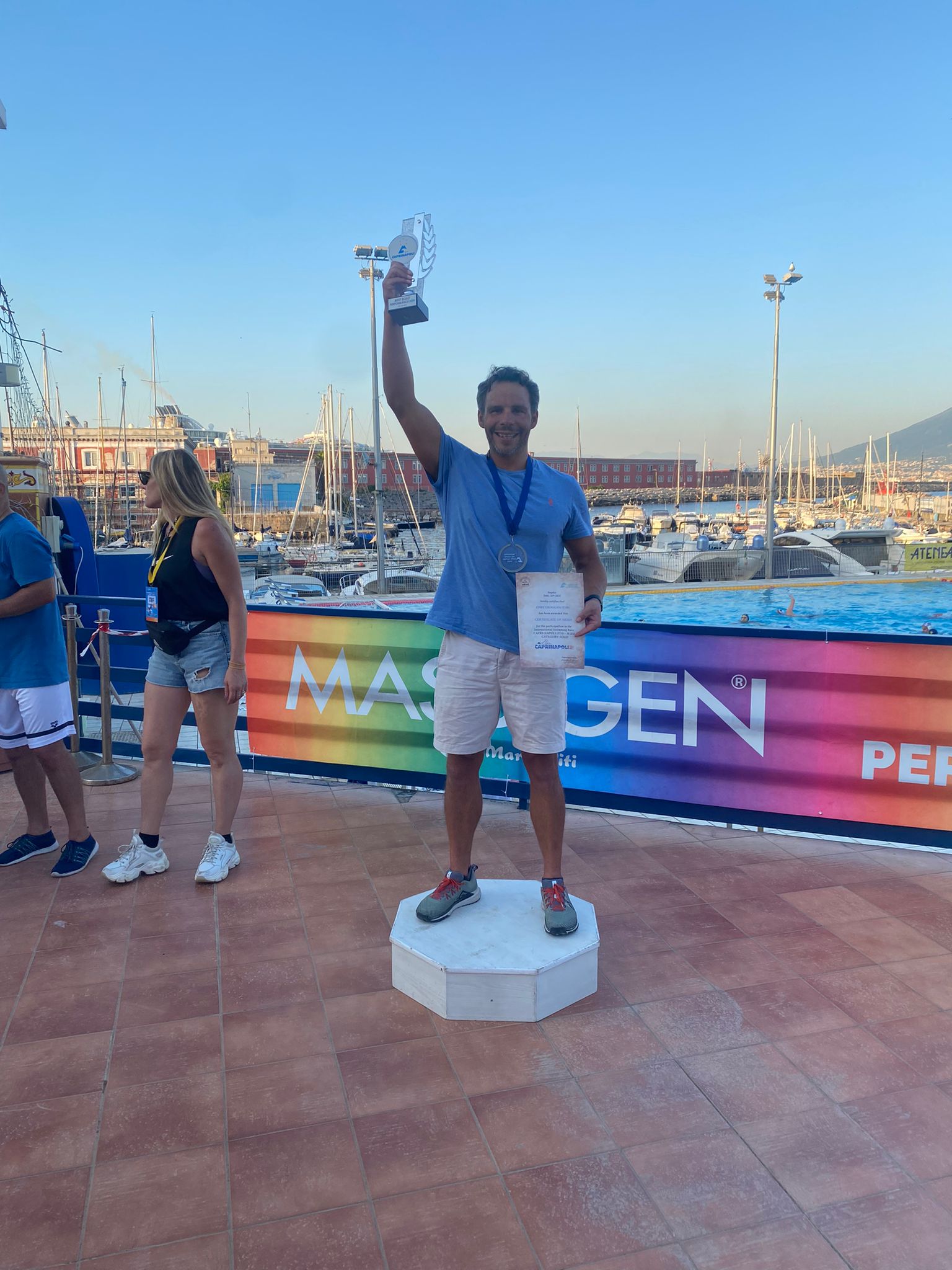 Capri-Napoli Ultra Maraton’un şampiyonu Emre Erdoğan